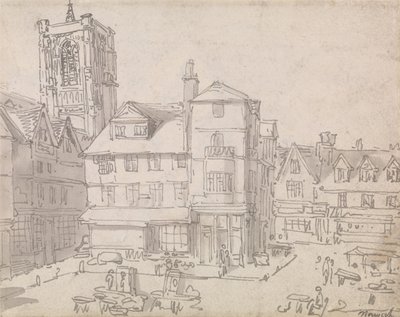 Norwichin torialue tekijältä Thomas Rowlandson