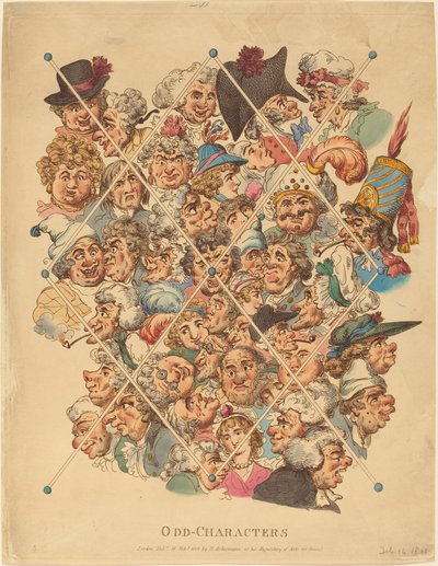Odd-hahmot tekijältä Thomas Rowlandson