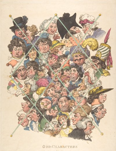 Parittomat hahmot, 16. helmikuuta 1801, 16. helmikuuta 1801. tekijältä Thomas Rowlandson