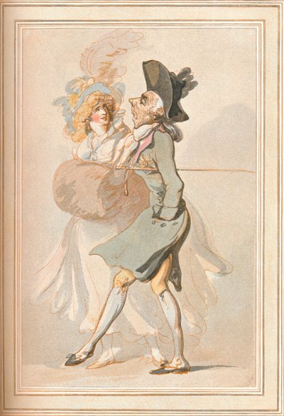 Vanha Q tai kulunut Debauchee, c1790, 1902 tekijältä Thomas Rowlandson