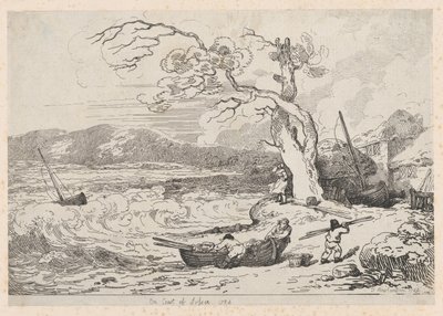 Sussexin rannikolla 1784-85, 1784-85. tekijältä Thomas Rowlandson