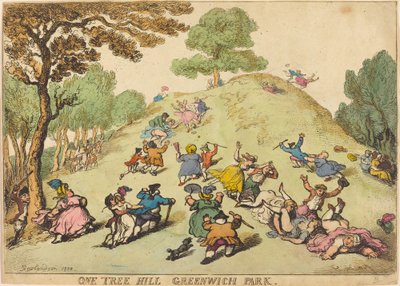 One Tree Hill, Greenwich Park tekijältä Thomas Rowlandson