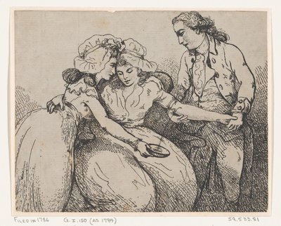 Suonen avaaminen tekijältä Thomas Rowlandson