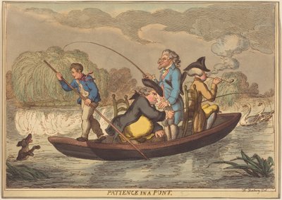Kärsivällisyyttä puntissa tekijältä Thomas Rowlandson