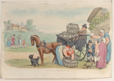 Levy 17, julkaisusta World in Miniature, 1816, 1816. tekijältä Thomas Rowlandson