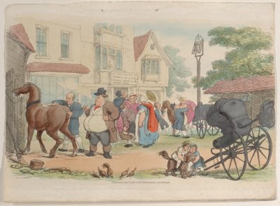 Levy 27, julkaisusta World in Miniature, 1816, 1816. tekijältä Thomas Rowlandson