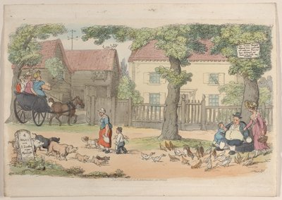 Levy 32, julkaisusta World in Miniature, 1816, 1816. tekijältä Thomas Rowlandson