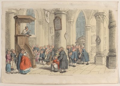 Levy 38, julkaisusta World in Miniature, 1816., 1816. tekijältä Thomas Rowlandson