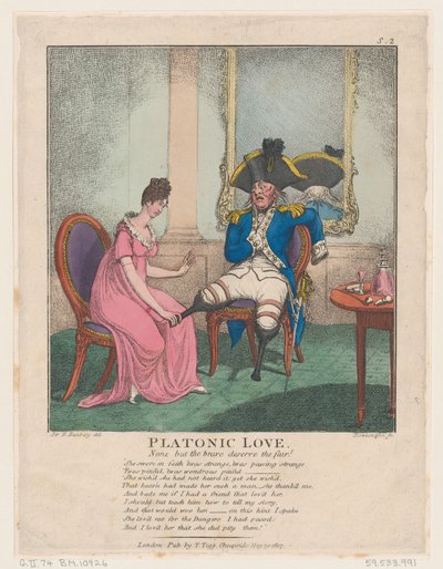 Platoninen rakkaus, 30. toukokuuta 1807, 30. toukokuuta 1807. tekijältä Thomas Rowlandson