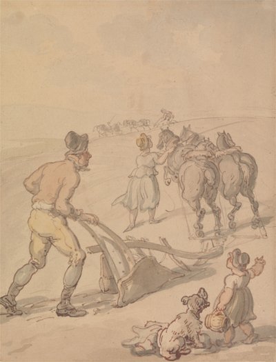 Kyntö tekijältä Thomas Rowlandson