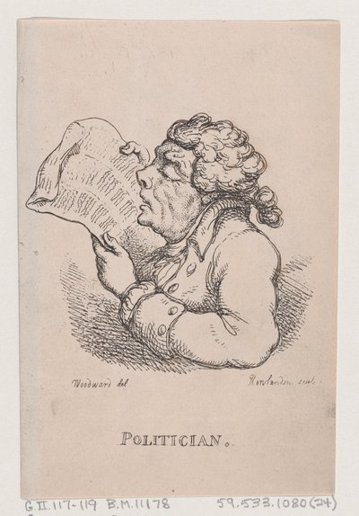 Poliitiko, huhtikuu 1808, huhtikuu 1808. tekijältä Thomas Rowlandson