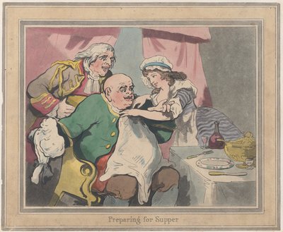 Valmistautuminen ehtoolliseen, 22. lokakuuta 1789, 22. lokakuuta 1789. tekijältä Thomas Rowlandson