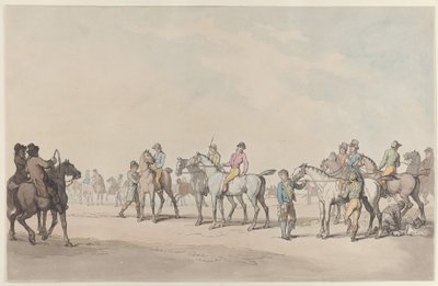 Valmistautuminen kilpailuun tekijältä Thomas Rowlandson