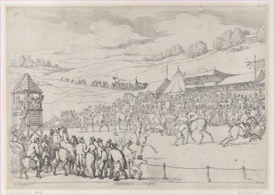 Valmistautuminen aloitukseen, 30. syyskuuta 1811, 30. syyskuuta 1811. tekijältä Thomas Rowlandson