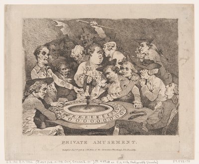 Yksityinen huvi, 1. tammikuuta 1786, 1. tammikuuta 1786. tekijältä Thomas Rowlandson