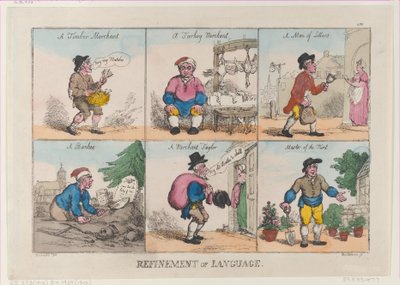 Refinement of Language, 1. lokakuuta 1802, 1. lokakuuta 1802. tekijältä Thomas Rowlandson