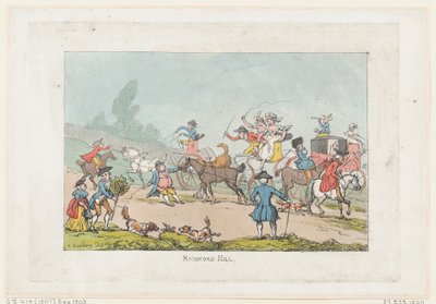 Richmond Hill, 1811, 1811. tekijältä Thomas Rowlandson