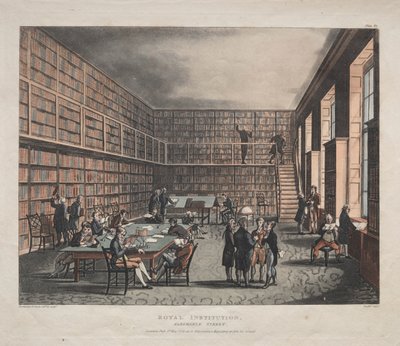 Royal Institution, Albemarle Street tekijältä Thomas Rowlandson