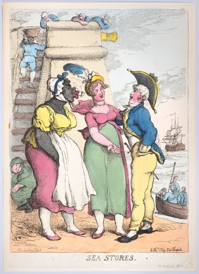 Merikaupat, 25. maaliskuuta 1812, 25. maaliskuuta 1812. tekijältä Thomas Rowlandson
