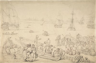 Satama tekijältä Thomas Rowlandson