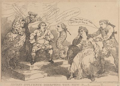 Uutta parlamenttia ohjaava salainen vaikutusvalta tekijältä Thomas Rowlandson