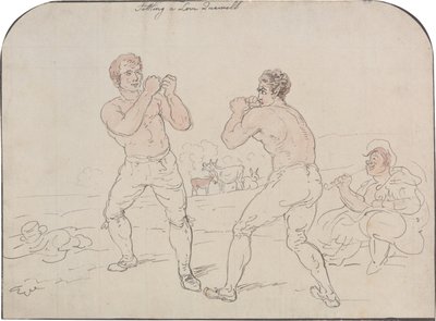 Rakkausriidan sovittelu tekijältä Thomas Rowlandson