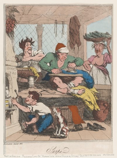 Snips, 1815, 1815. tekijältä Thomas Rowlandson