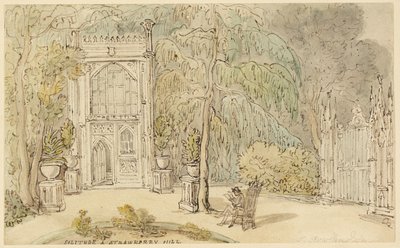 Yksinäisyys Strawberry Hillillä tekijältä Thomas Rowlandson