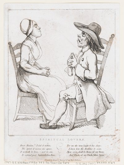 Spiritual Lovers, 2. tammikuuta 1797, 2. tammikuuta 1797. tekijältä Thomas Rowlandson