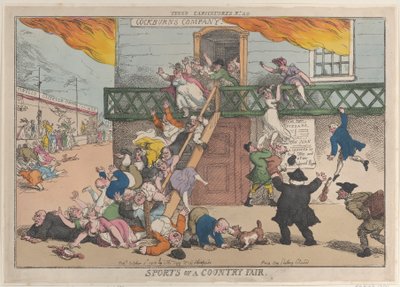 Maalaisurheilumessut, 5. lokakuuta 1810, 5. lokakuuta 1810. tekijältä Thomas Rowlandson
