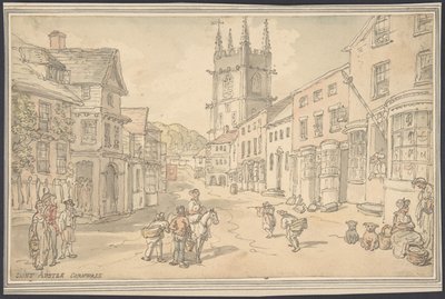 St. Austle, Cornwall tekijältä Thomas Rowlandson