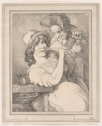 St Gilesin seurustelu, 1799, 1799. tekijältä Thomas Rowlandson