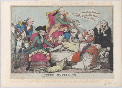 State Butchers, 28. tammikuuta 1789, 28. tammikuuta 1789. tekijältä Thomas Rowlandson