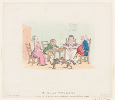 Sunnuntai-iltana 21. toukokuuta 1803, 21. toukokuuta 1803. tekijältä Thomas Rowlandson