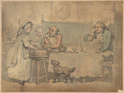 Tavernan kohtaus tekijältä Thomas Rowlandson