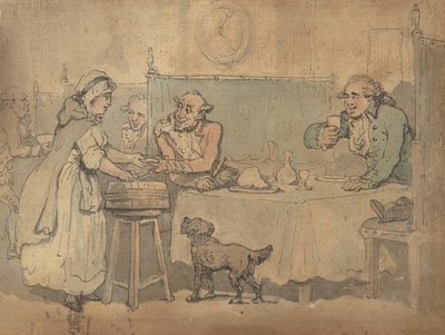 Tavernakohtaus, 1780-1827. tekijältä Thomas Rowlandson