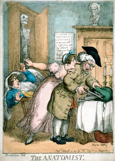 Anatomi, 1811 tekijältä Thomas Rowlandson