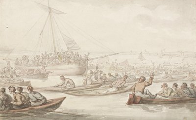Annual Sculling Race for Doggett