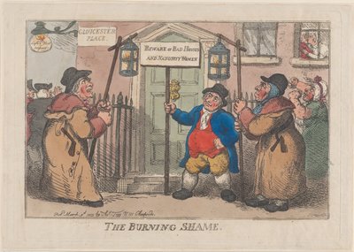 The Burning Shame, 9. maaliskuuta 1809, 9. maaliskuuta 1809. tekijältä Thomas Rowlandson