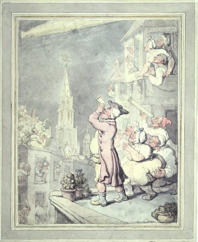 "Komeetta", 1811 tekijältä Thomas Rowlandson