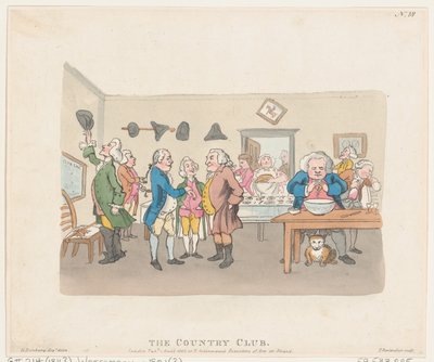 Country Club, 7. huhtikuuta 1803, 7. huhtikuuta 1803. tekijältä Thomas Rowlandson