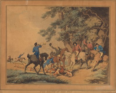 Kettun kuolema tekijältä Thomas Rowlandson