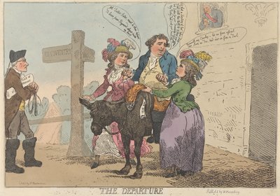 Lähtö tekijältä Thomas Rowlandson