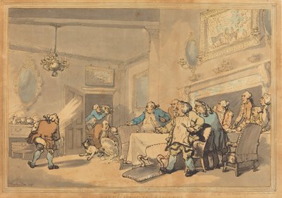 Pettyneet epikuuurit, 1787. tekijältä Thomas Rowlandson
