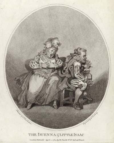 Duenna ja Pikku Iisak tekijältä Thomas Rowlandson