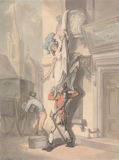 The Elopement tekijältä Thomas Rowlandson