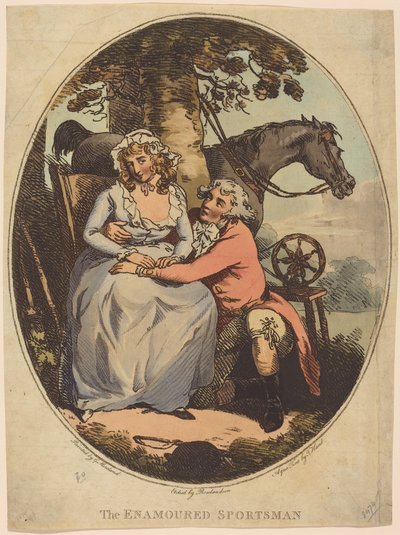 Ihastunut urheilija tekijältä Thomas Rowlandson