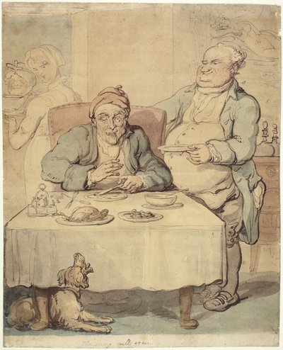 The Epicure; Jälleen viehättävä tekijältä Thomas Rowlandson