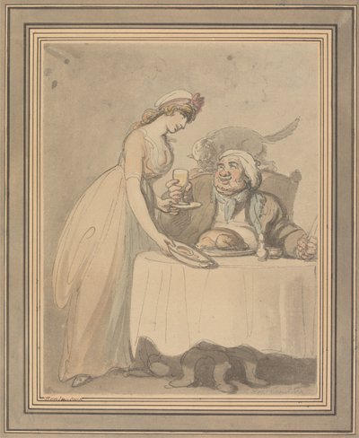 The Gourmand tekijältä Thomas Rowlandson