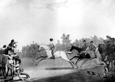 The High Mettled Racer, 1789. tekijältä Thomas Rowlandson